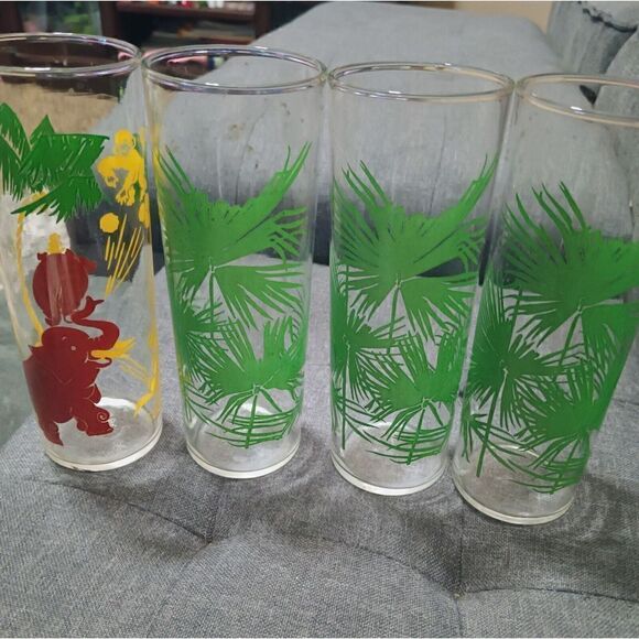 Tall Libbey Ice Tea Glasses ( 4 Glasses. Vintage - Picture 3 of 5